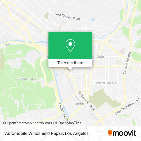 Automobile Windshield Repair map
