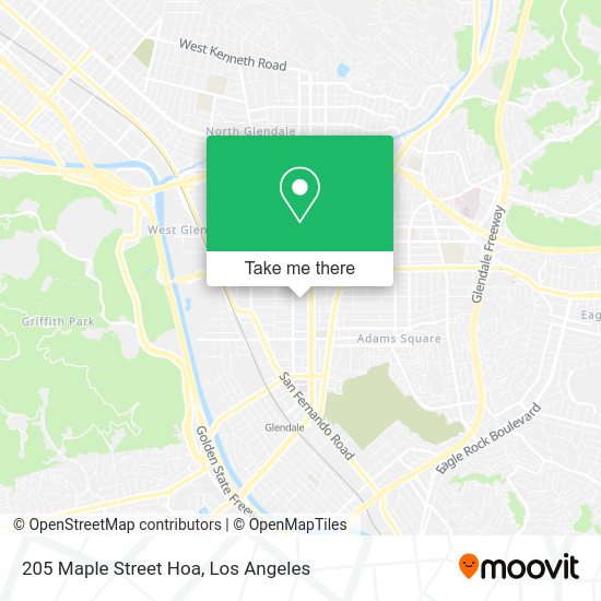 205 Maple Street Hoa map