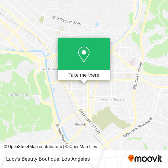 Mapa de Lucy's Beauty Boutique