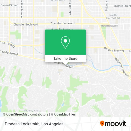 Prodesa Locksmith map