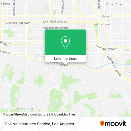 Collin's Insurance Service map