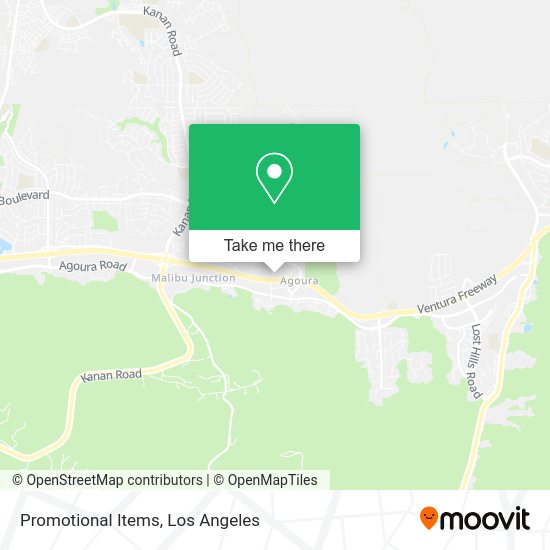 Promotional Items map