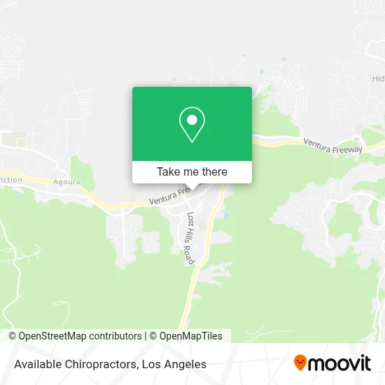 Available Chiropractors map