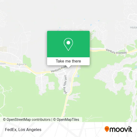 FedEx map