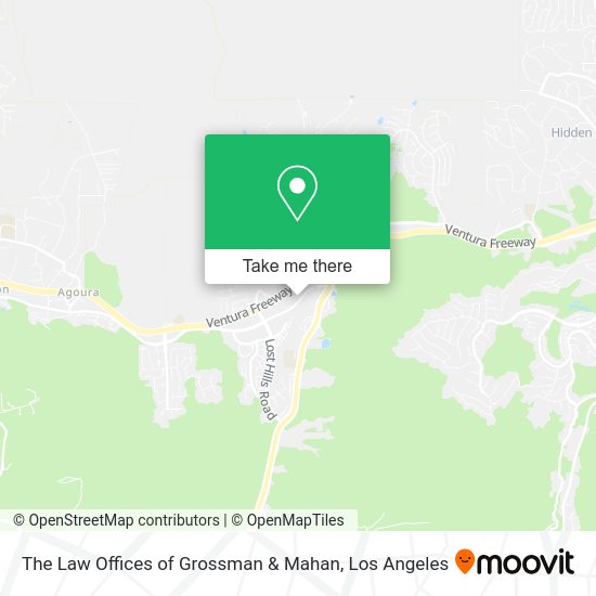 The Law Offices of Grossman & Mahan map