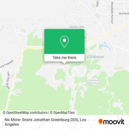 No More- Snore Jonathan Greenburg DDS map