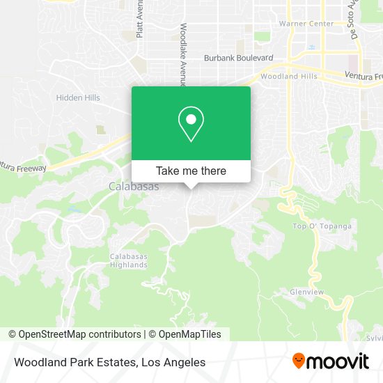 Woodland Park Estates map