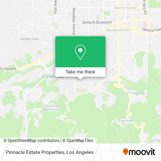 Mapa de Pinnacle Estate Properties