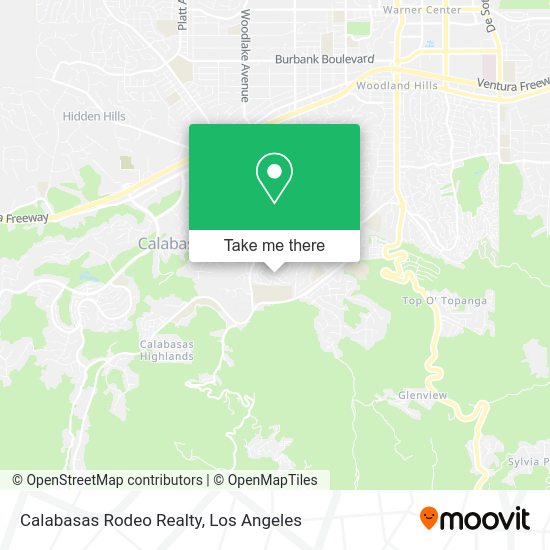 Calabasas Rodeo Realty map