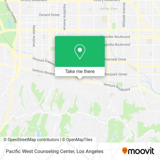 Pacific West Counseling Center map