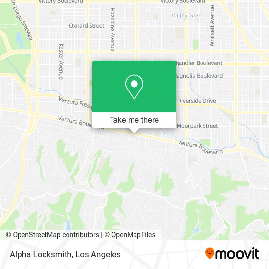 Alpha Locksmith map