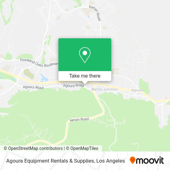 Mapa de Agoura Equipment Rentals & Supplies