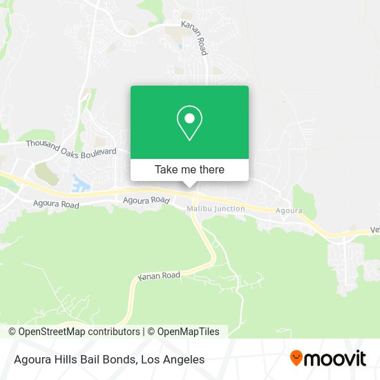 Agoura Hills Bail Bonds map