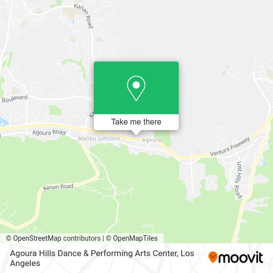 Agoura Hills Dance & Performing Arts Center map