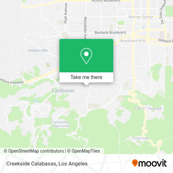 Creekside Calabasas map