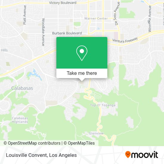 Mapa de Louisville Convent