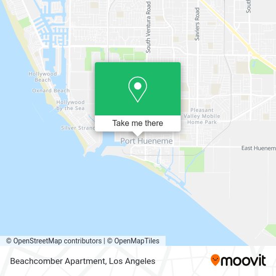 Mapa de Beachcomber Apartment