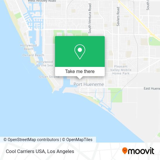 Cool Carriers USA map