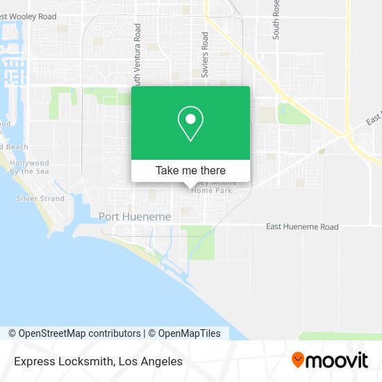 Mapa de Express Locksmith
