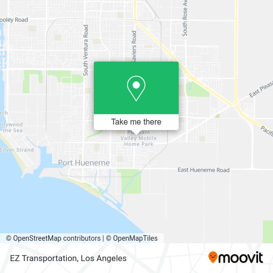 Mapa de EZ Transportation
