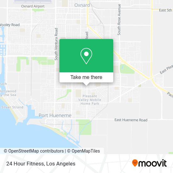 24 Hour Fitness map