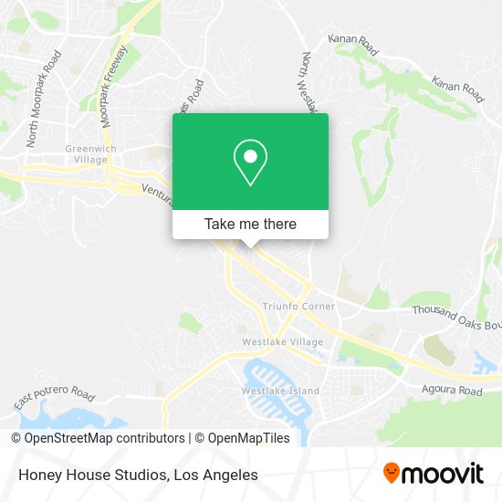 Mapa de Honey House Studios