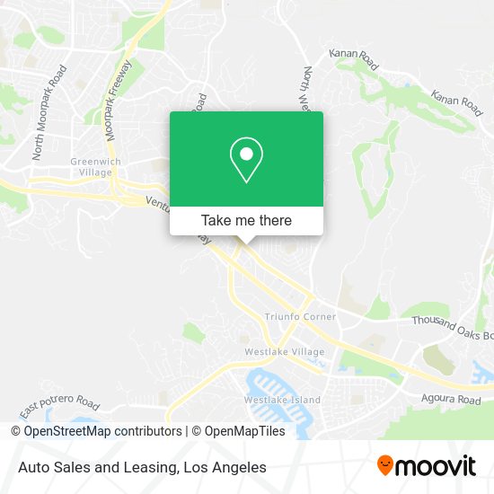 Auto Sales and Leasing map