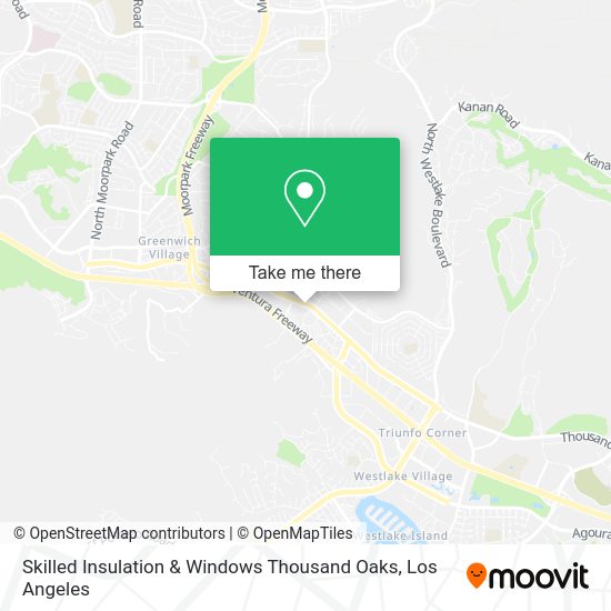 Skilled Insulation & Windows Thousand Oaks map