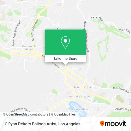 O'Ryan Deltoro Balloon Artist map