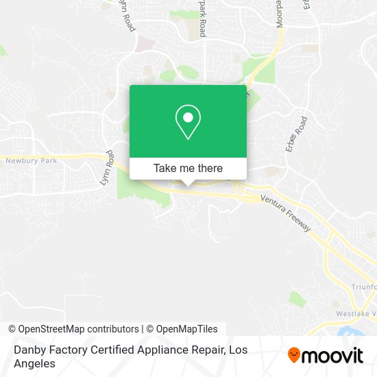 Danby Factory Certified Appliance Repair map