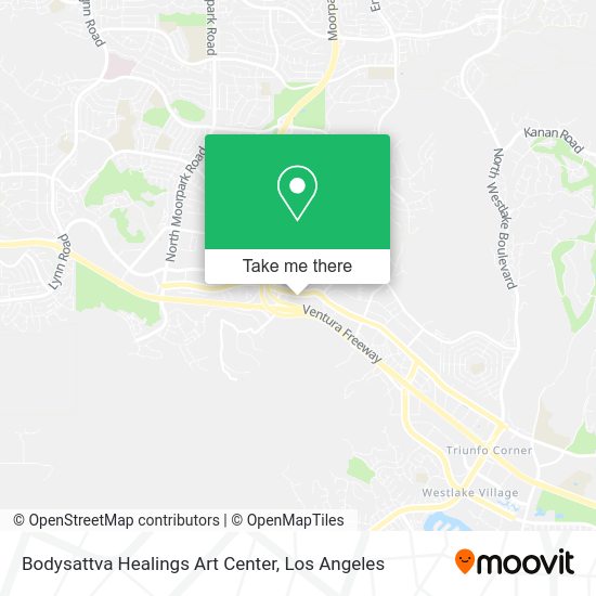 Mapa de Bodysattva Healings Art Center