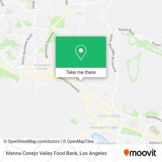 Manna Conejo Valley Food Bank map