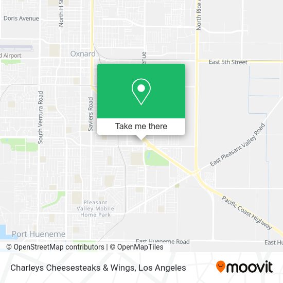 Mapa de Charleys Cheesesteaks & Wings