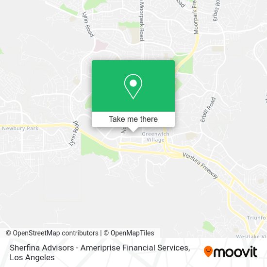 Mapa de Sherfina Advisors - Ameriprise Financial Services
