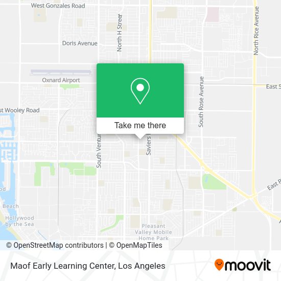 Maof Early Learning Center map