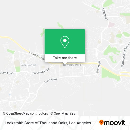 Mapa de Locksmith Store of Thousand Oaks