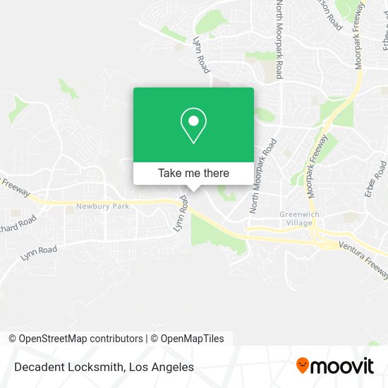 Decadent Locksmith map