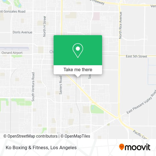 Ko Boxing & Fitness map