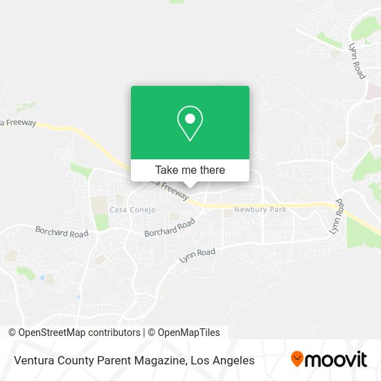 Ventura County Parent Magazine map