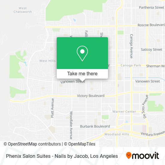 Phenix Salon Suites - Nails by Jacob map