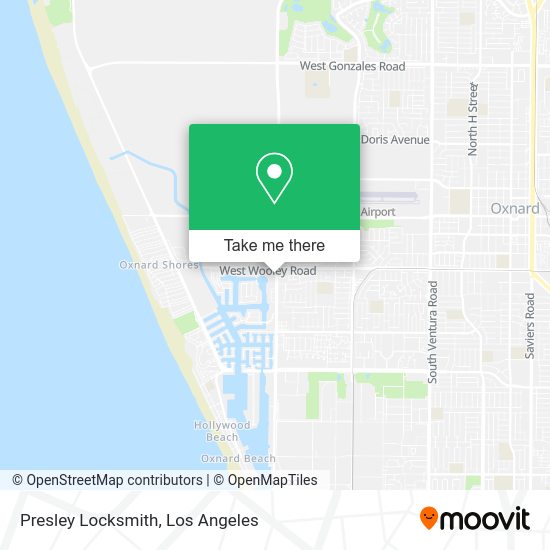 Mapa de Presley Locksmith