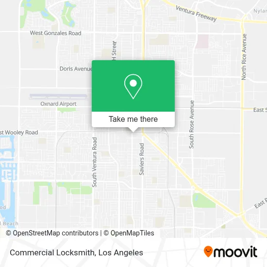Commercial Locksmith map
