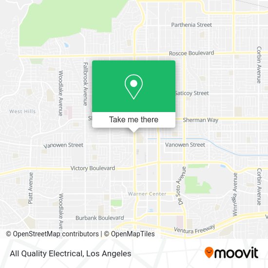 All Quality Electrical map
