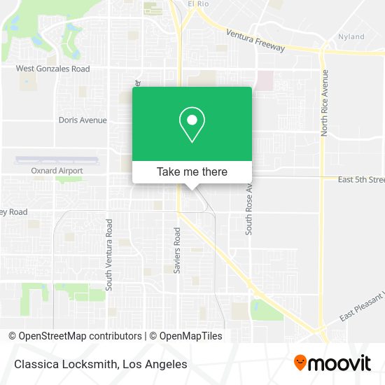 Mapa de Classica Locksmith