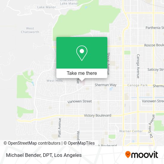 Mapa de Michael Bender, DPT
