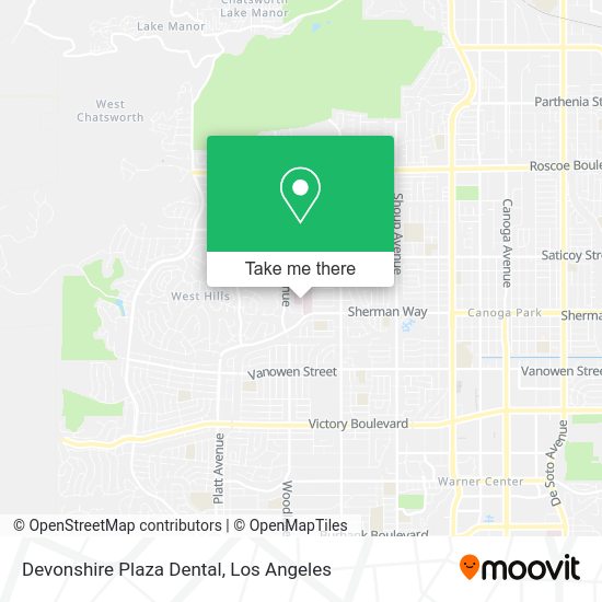 Devonshire Plaza Dental map