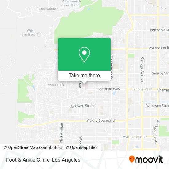 Mapa de Foot & Ankle Clinic