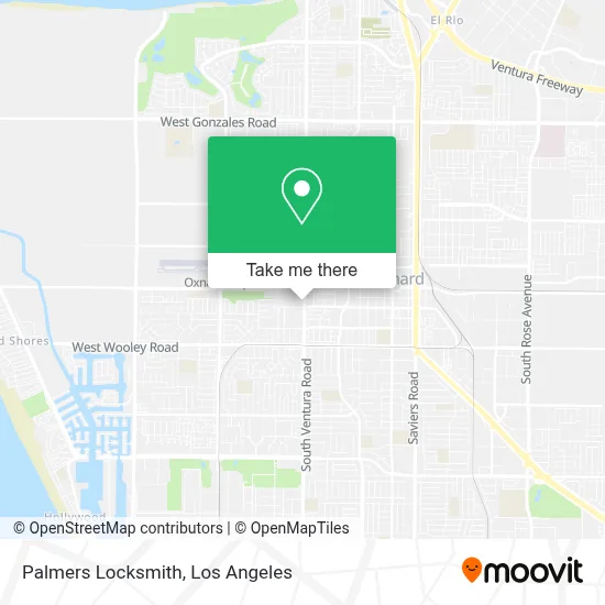 Palmers Locksmith map