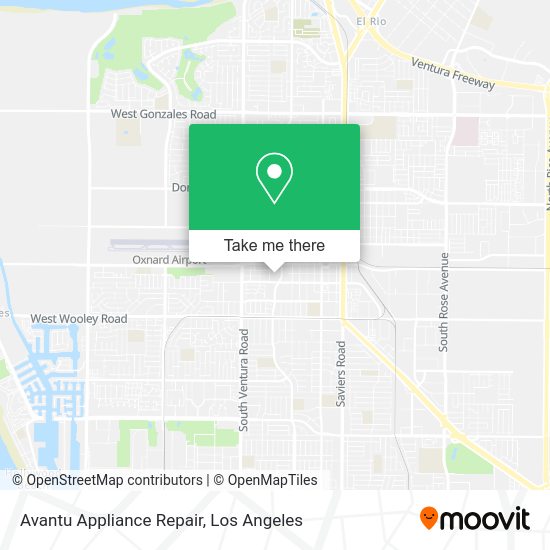 Avantu Appliance Repair map