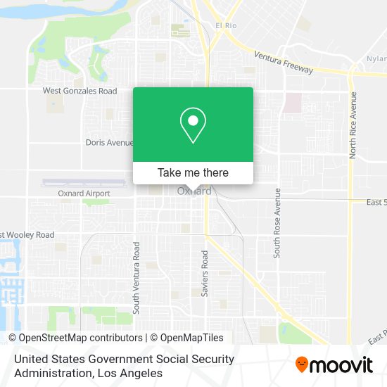 United States Government Social Security Administration map